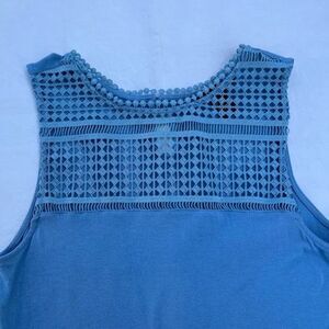 H&M‎ Women’s Teal Lace Tank Top XSmall